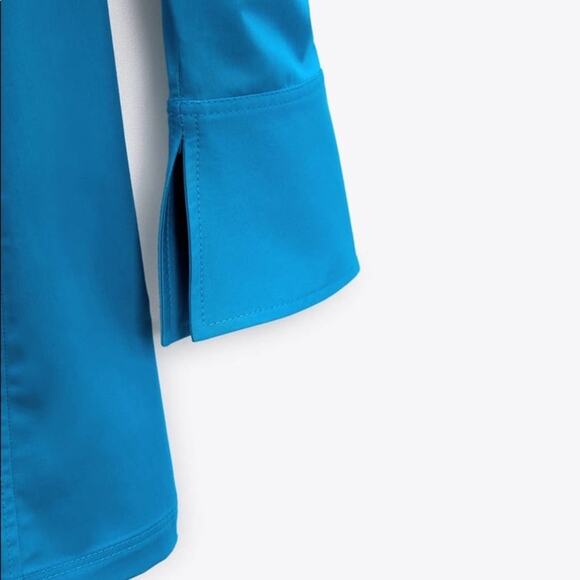 ZARA BLOGGER FAVORITE COTTON SHIRT DRESS - Picture 15 of 16